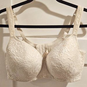 Cacique Lightly Lined Lace Balconette Bra